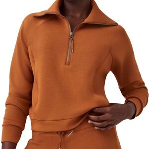 SPANX AirEssentials Sweatshirt in Butterscotch